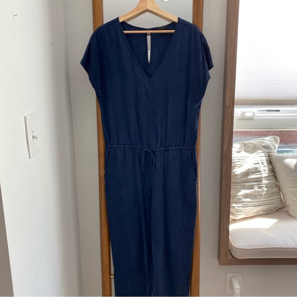 J. Crew Blue Jumpsuit with Sleek Design